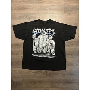 Vintage Homies Signature Shirt 3XL Y2K Chicano Rap Hip Hop Latino Black Lowrider